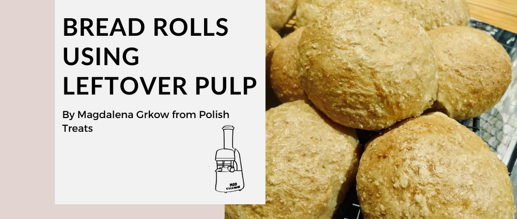 Homemade Bread Rolls Using Leftover Pulp