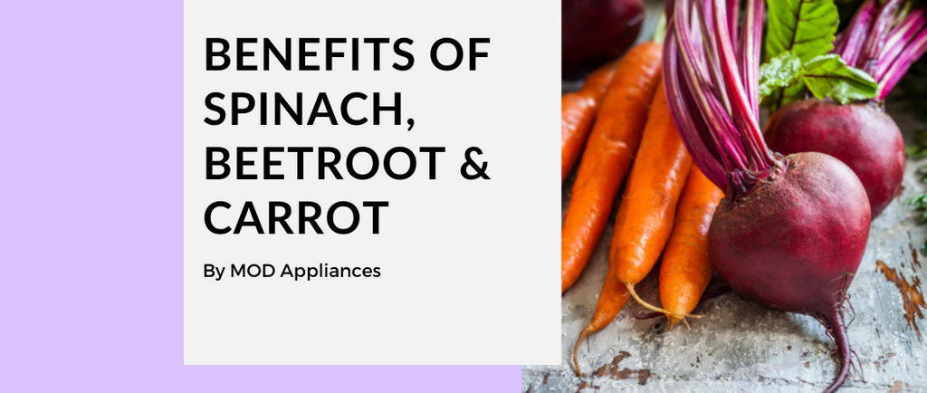 Benefits of Juicing Carrot, Spinach and Beetroot