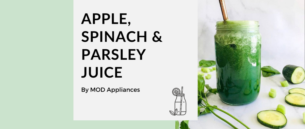 Apple, Spinach & Parsley Juice Recipe