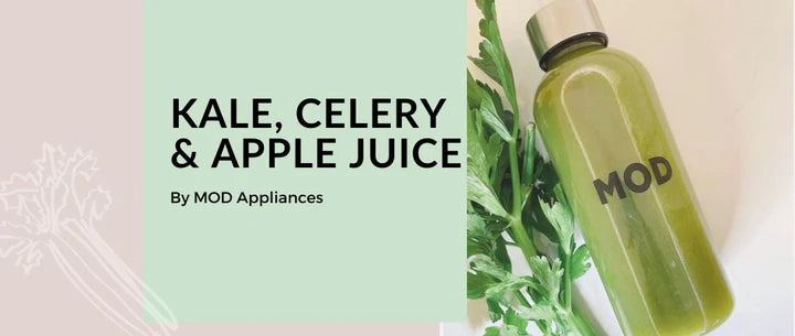 The Best Healthy Kale, Celery & Apple Green Juice Recipe